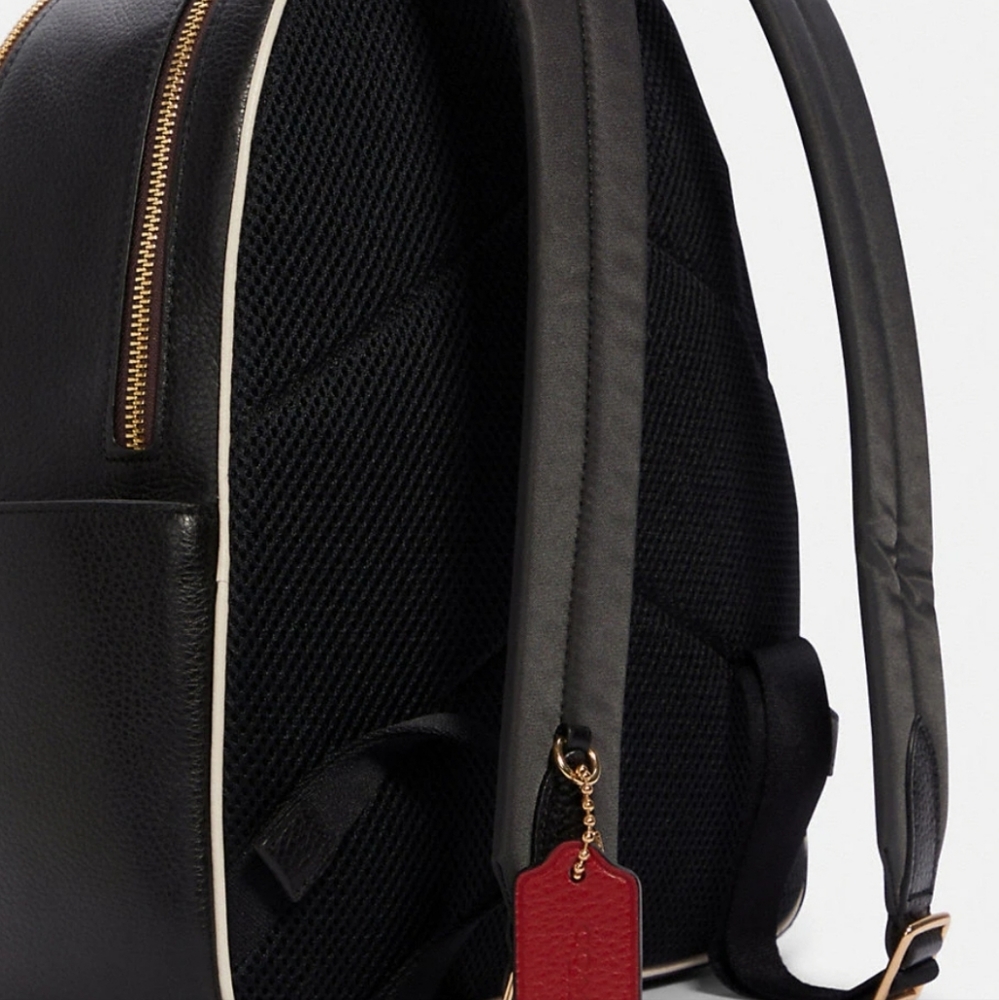 New 🎀 Coach C6987 Court Backpack With Tiger Print in Honey/Black Multi - Picture 2 of 5